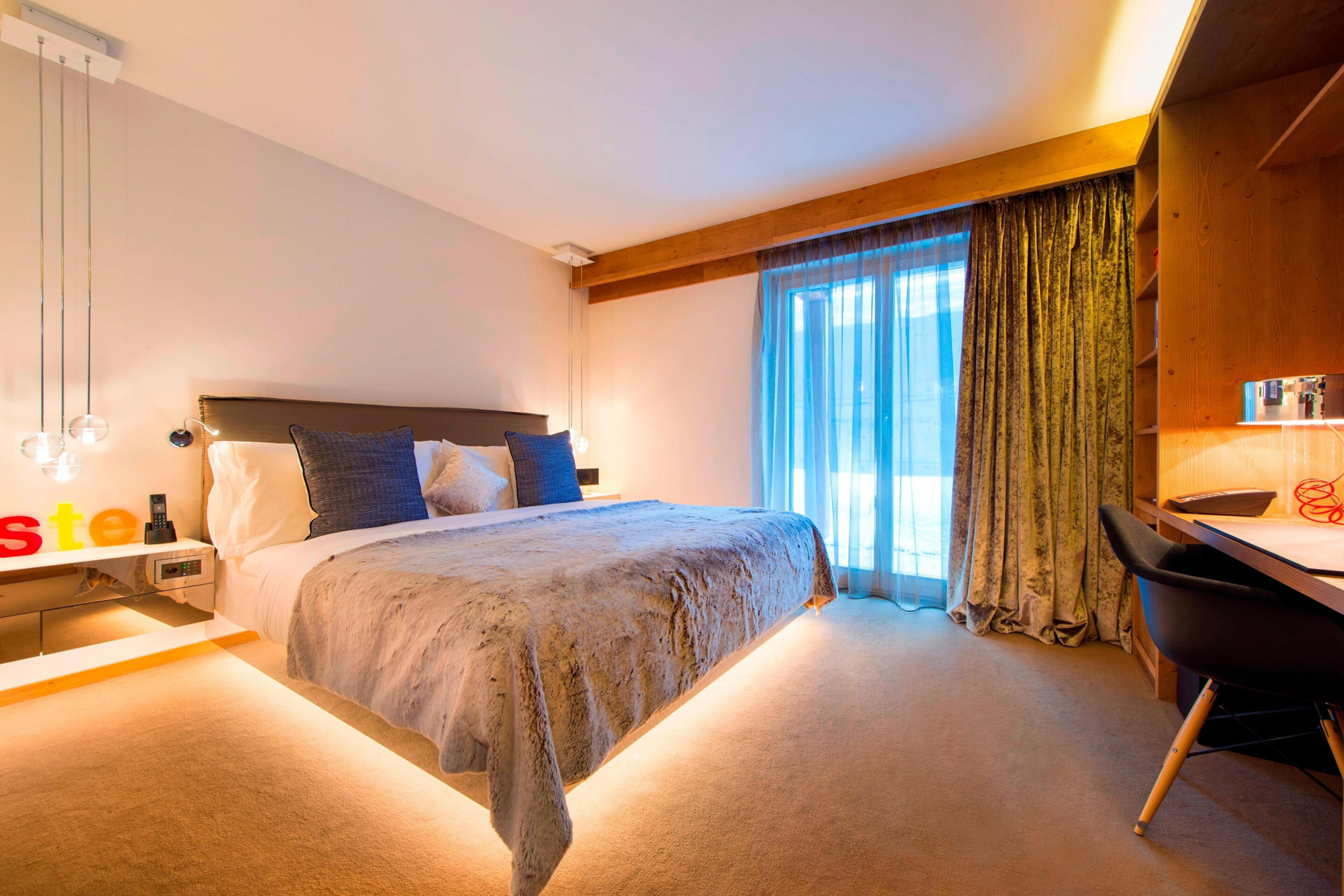 W Verbier Hotel - Verbier, Switzerland - Residence Bedroom Style