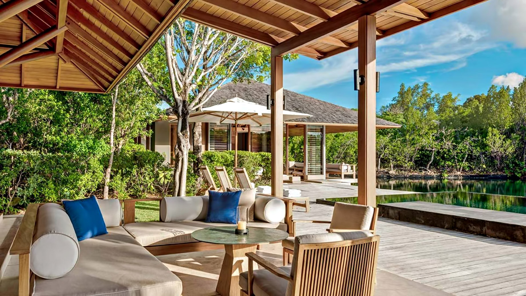 Amanyara Resort – Providenciales, Turks and Caicos Islands – 3 Bedroom Tranquility Villa Pool Deck Terrace