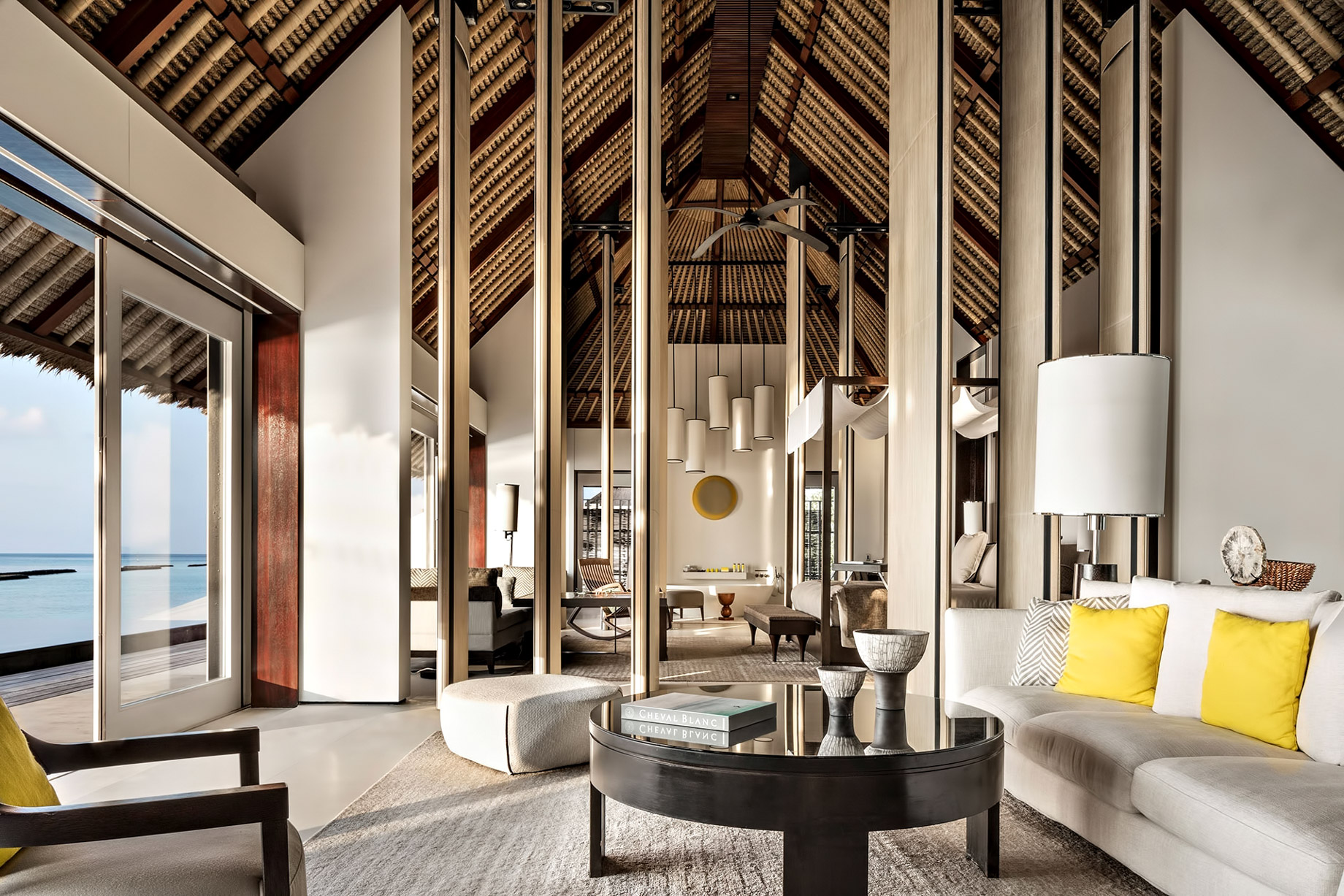 Cheval Blanc Randheli Resort - Noonu Atoll, Maldives - Overwater Villa Living Room