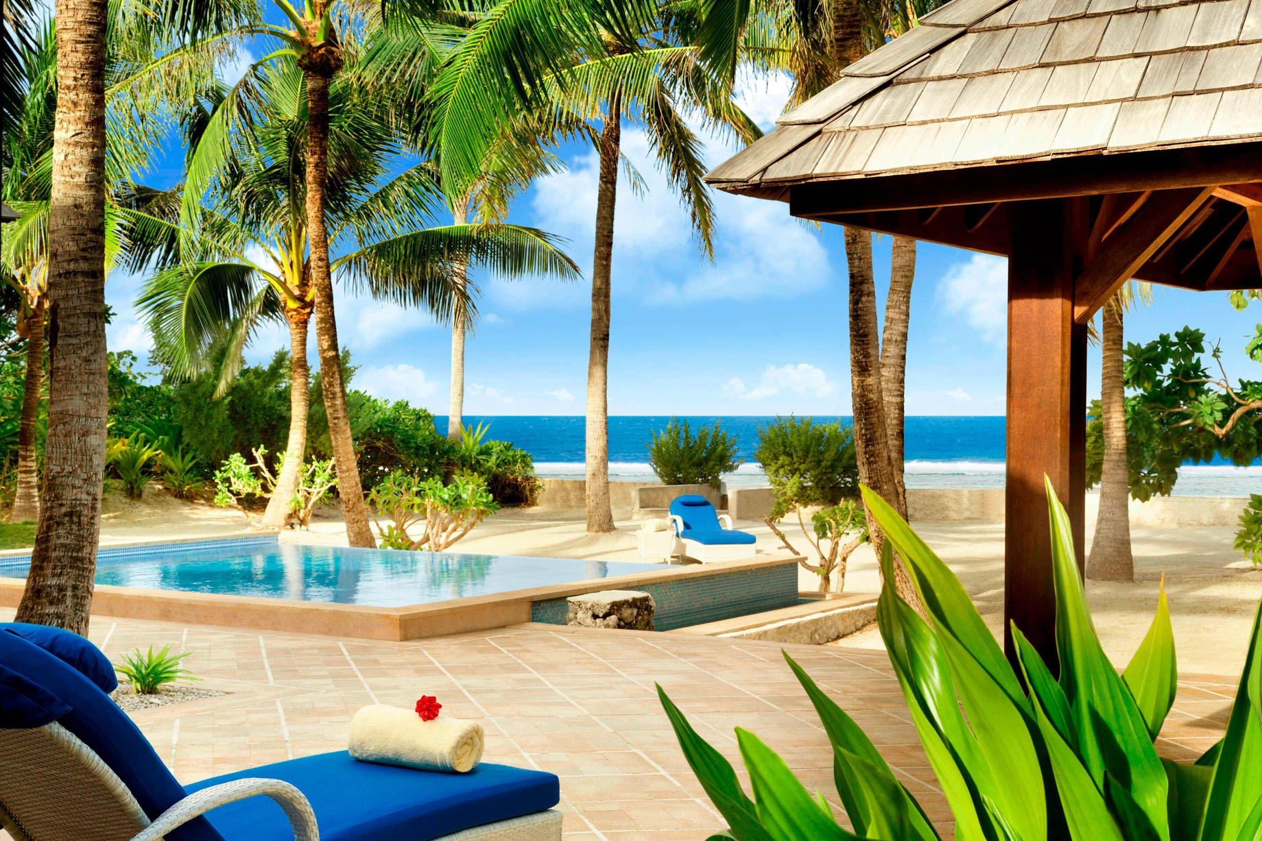 The St. Regis Bora Bora Resort – Bora Bora, French Polynesia – Reefside Royal Garden Two Bedroom Villa with Pool