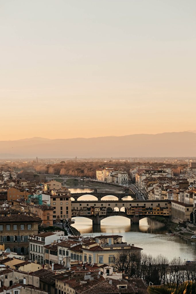 The St. Regis Florence Hotel - Florence, Italy - Ponte Vecchio at Dusk