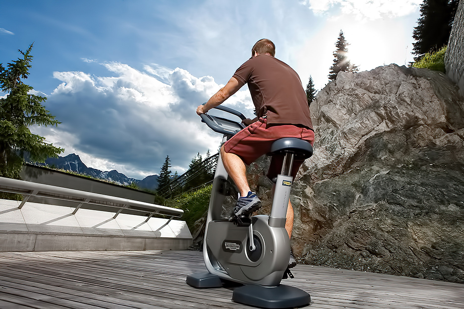 Tschuggen Grand Hotel – Arosa, Switzerland – Exercise Bike