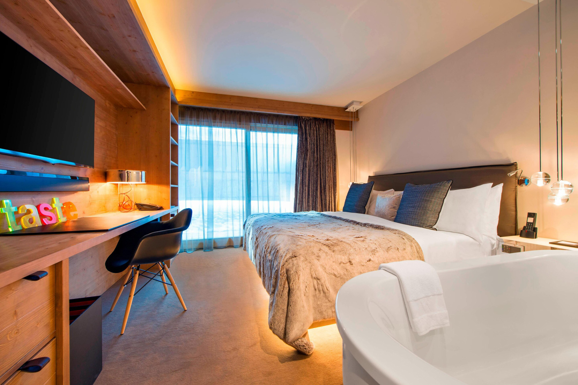 W Verbier Hotel – Verbier, Switzerland – Residence Bedroom Layout