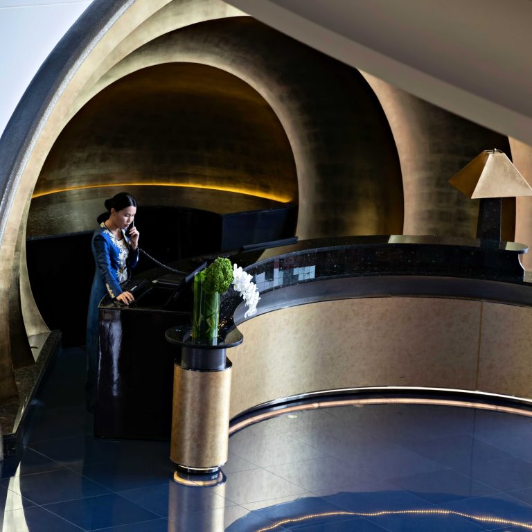 Burj Al Arab Jumeirah Hotel – Dubai, UAE – Front Desk