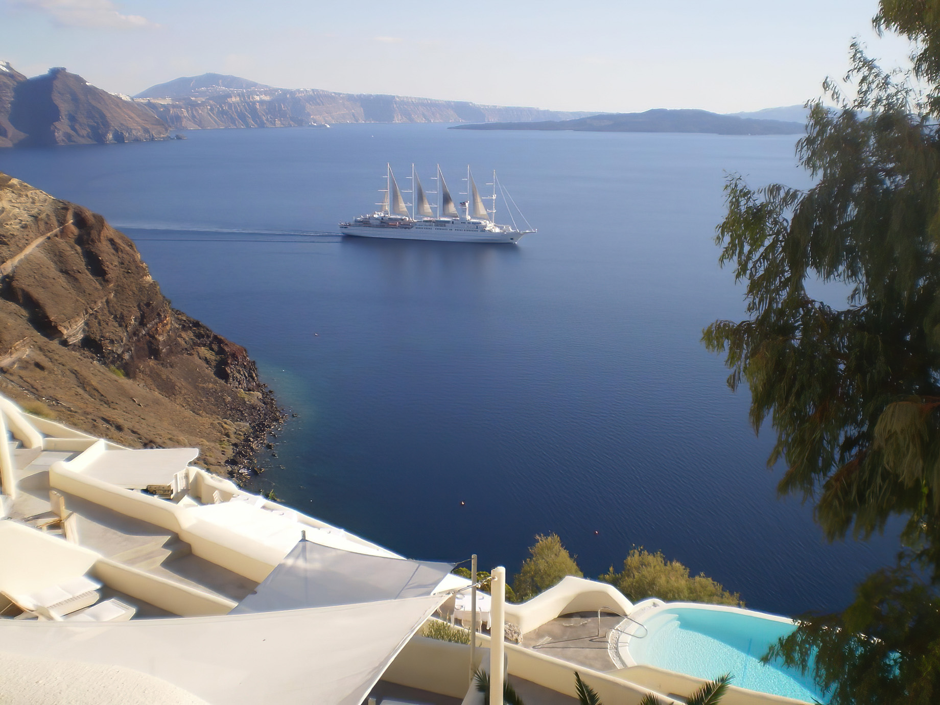 Mystique Hotel Santorini – Oia, Santorini Island, Greece – Clifftop Ocean View