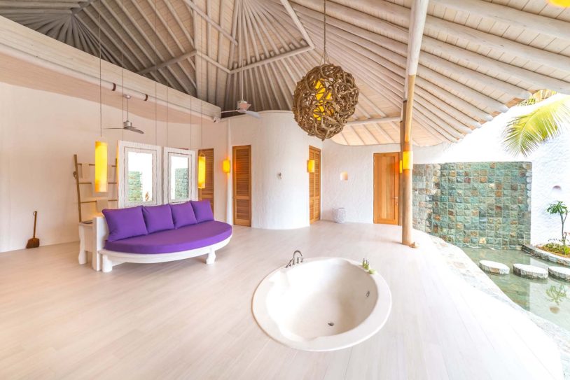 Soneva Jani Resort - Noonu Atoll, Medhufaru, Maldives - 3 Bedroom Island Reserve Villa Outdoor Soaker Tub