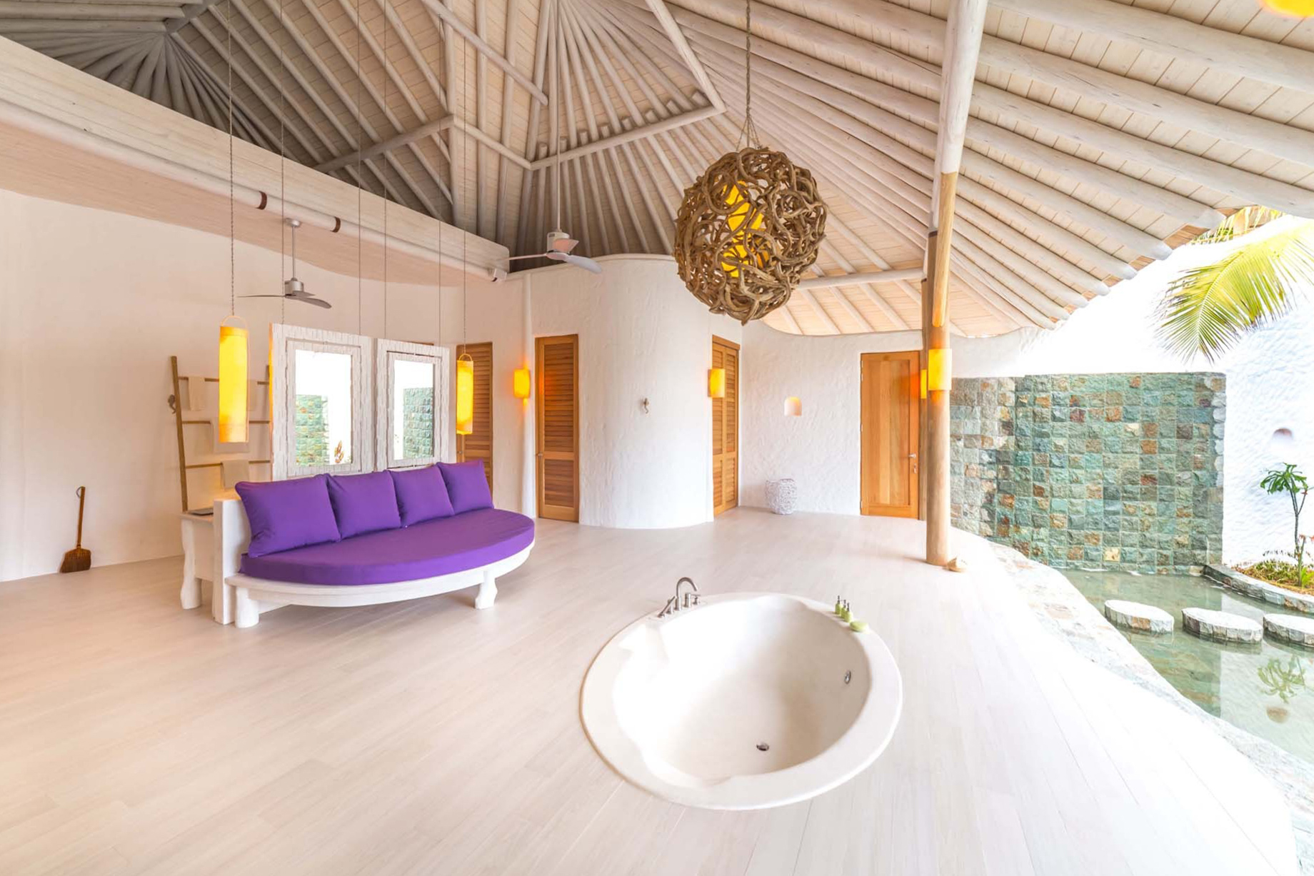 Soneva Jani Resort – Noonu Atoll, Medhufaru, Maldives – 3 Bedroom Island Reserve Villa Outdoor Soaker Tub
