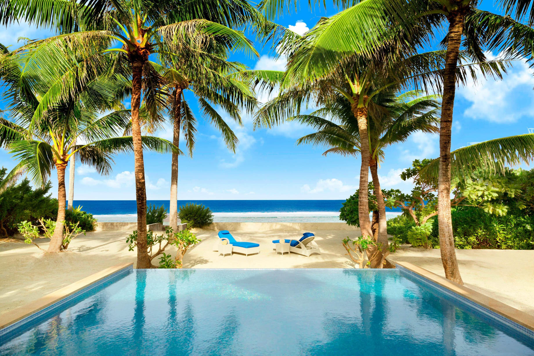 The St. Regis Bora Bora Resort – Bora Bora, French Polynesia – Reefside Royal Garden Two Bedroom Villa Pool
