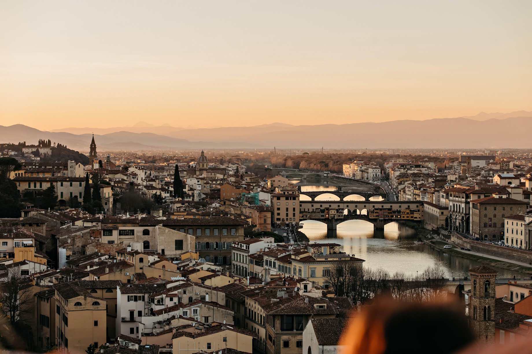 The St. Regis Florence Hotel – Florence, Italy – Ponte Vecchio at Dusk