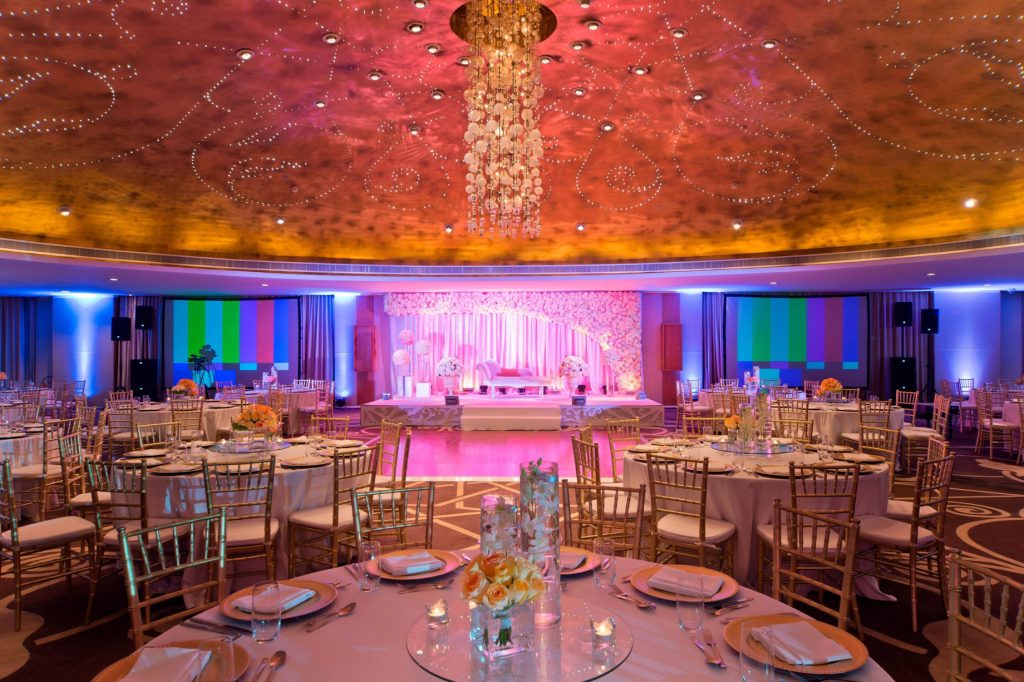 W Doha Hotel - Doha, Qatar - Wedding Banquet Room Setup
