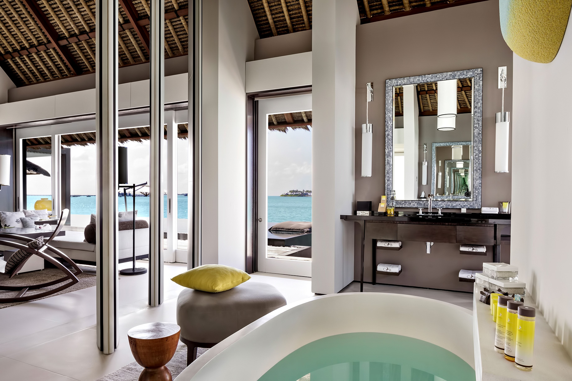 Cheval Blanc Randheli Resort – Noonu Atoll, Maldives – Overwater Villa Bathroom