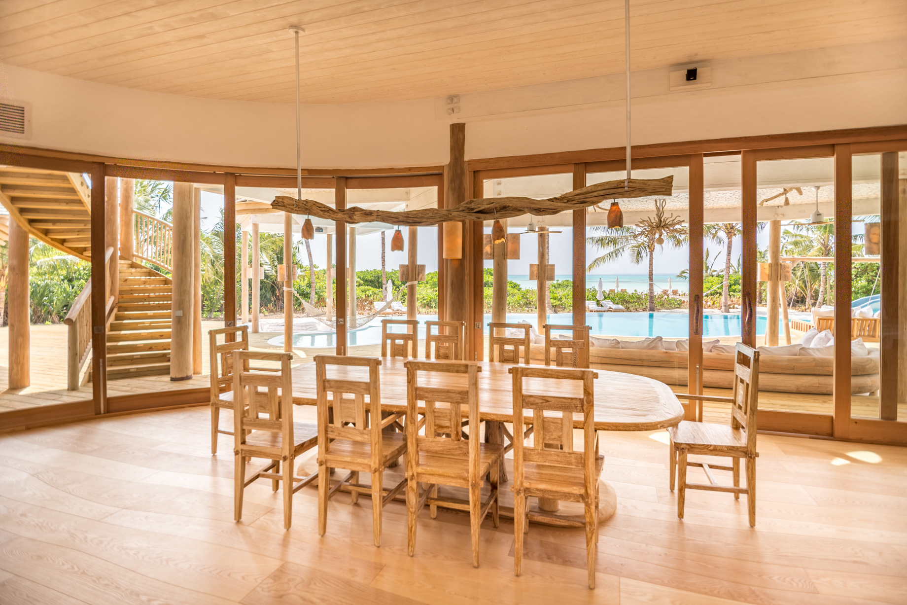 Soneva Jani Resort – Noonu Atoll, Medhufaru, Maldives – 3 Bedroom Island Reserve Villa Dining Table