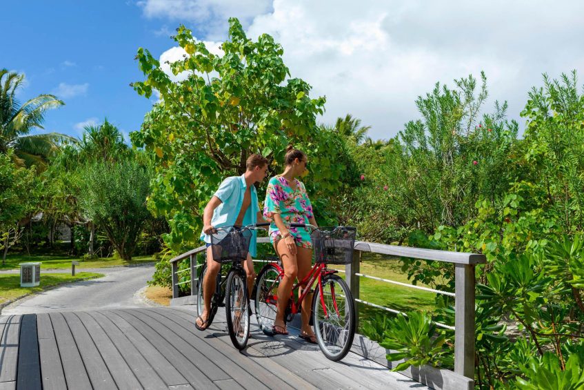 The St. Regis Bora Bora Resort - Bora Bora, French Polynesia - Resort Bicycles