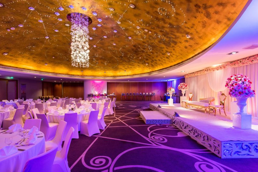 W Doha Hotel - Doha, Qatar - Wedding Banquet Room Setup