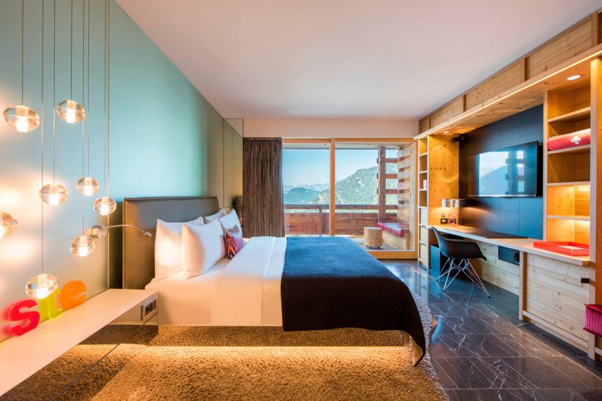 W Verbier Hotel - Verbier, Switzerland - Spectacular Bedroom