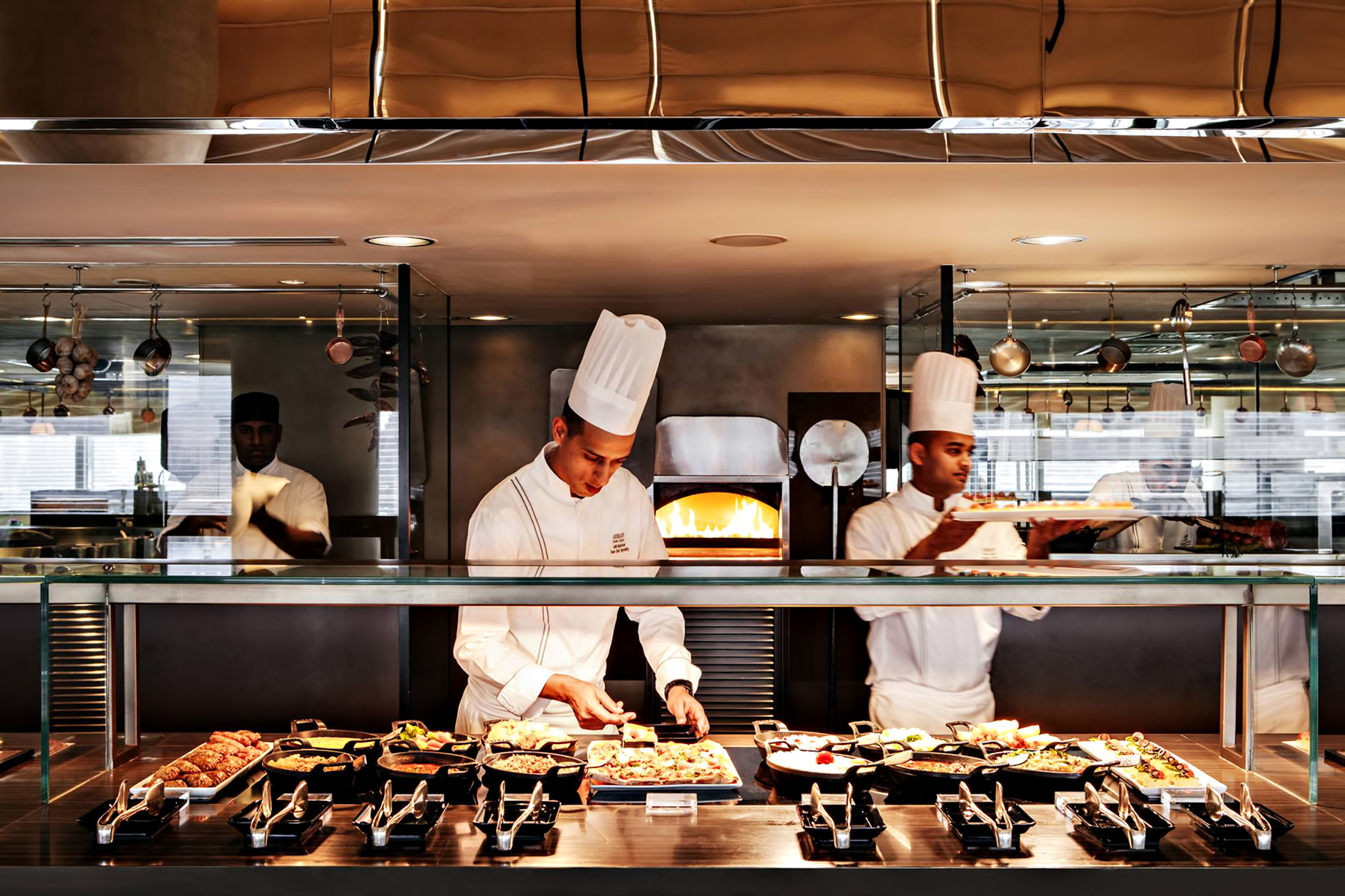 Armani Hotel Dubai - Burj Khalifa, Dubai, UAE - Armani Mediterraneo Kitchen
