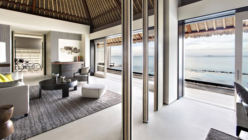 Cheval Blanc Randheli Resort - Noonu Atoll, Maldives - Overwater Villa Living Room Ocean View