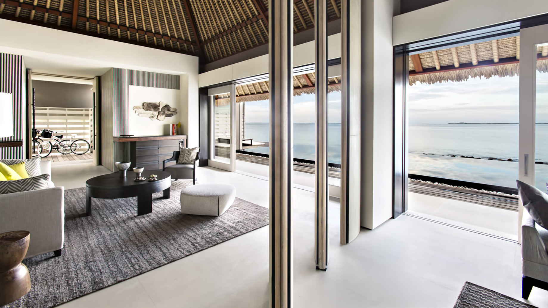 Cheval Blanc Randheli Resort – Noonu Atoll, Maldives – Overwater Villa Living Room Ocean View