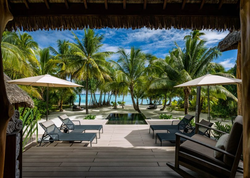 The Brando Resort - Tetiaroa Private Island, French Polynesia - 2 Bedroom Beachfront Villa Pool Deck