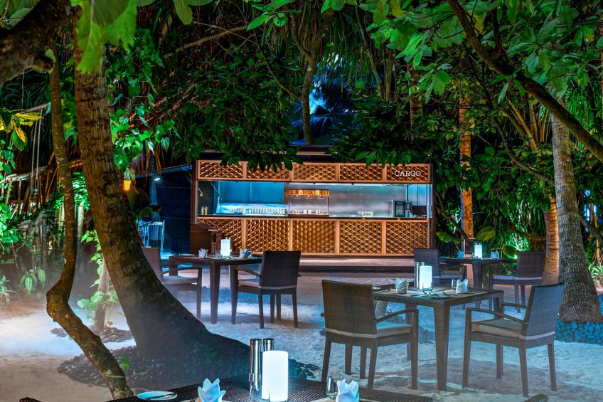 The St. Regis Maldives Vommuli Resort - Dhaalu Atoll, Maldives - Cargo Restaurant Middle Eastern