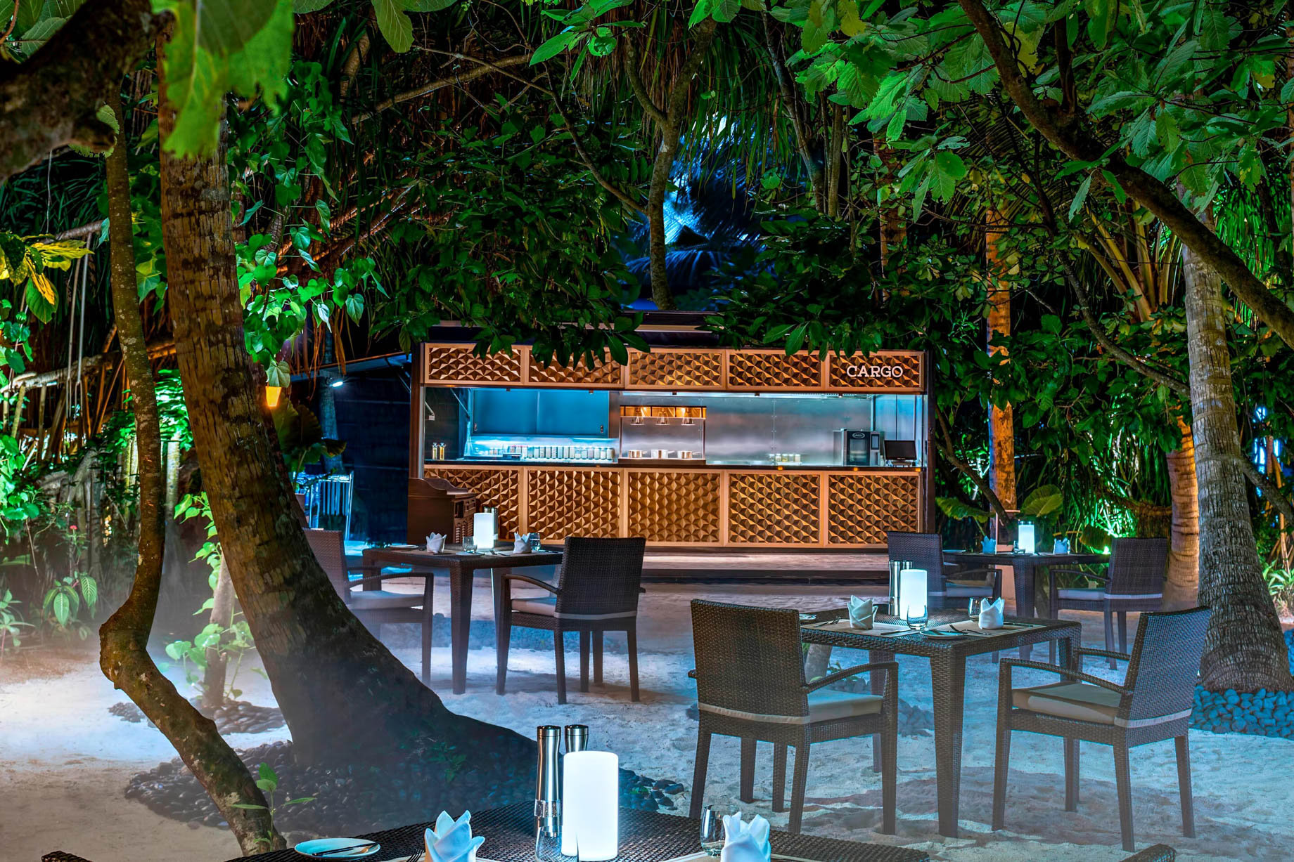 The St. Regis Maldives Vommuli Resort – Dhaalu Atoll, Maldives – Cargo Restaurant Middle Eastern