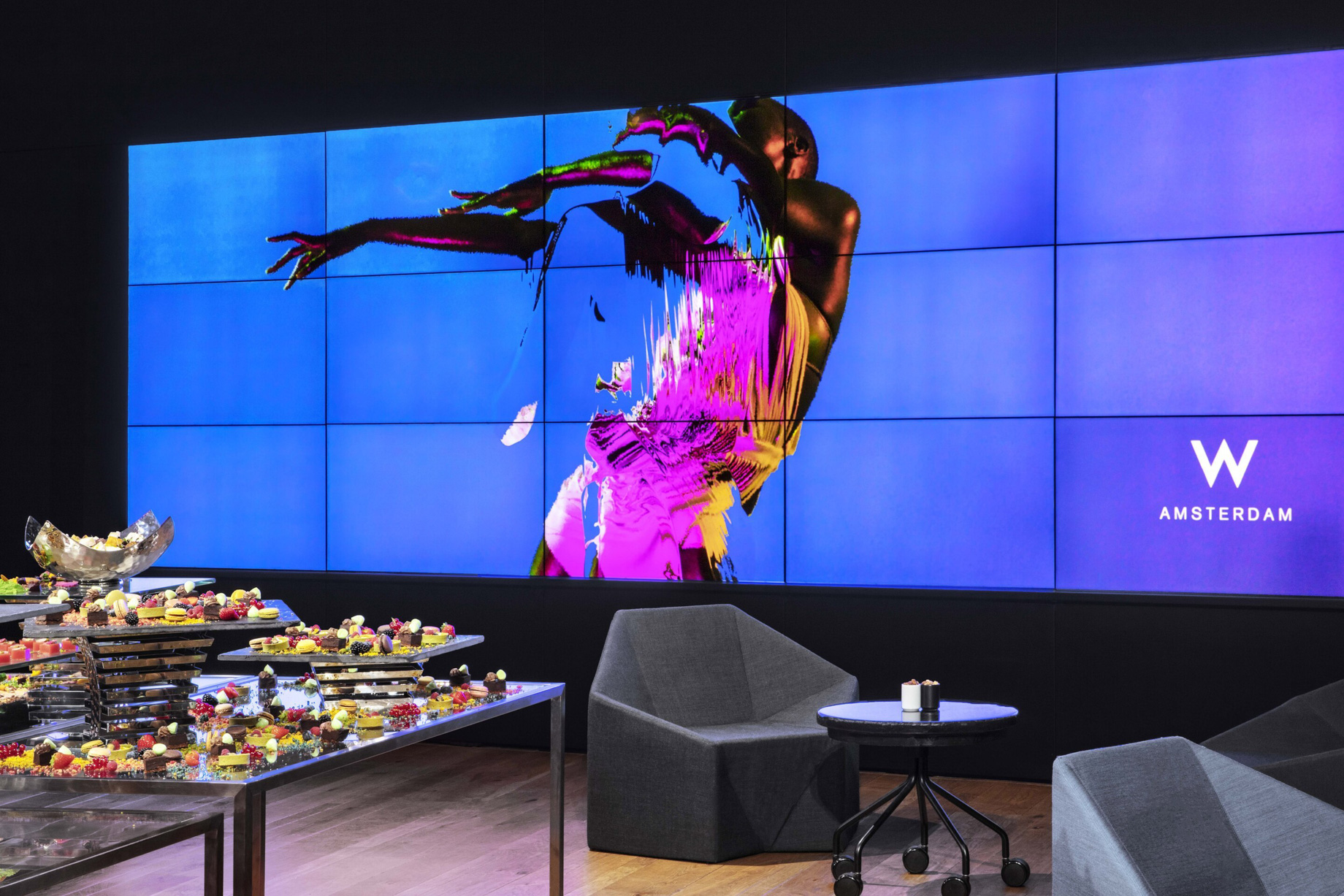 W Amsterdam Hotel – Amsterdam, Netherlands – Great Room 2 Video Wall