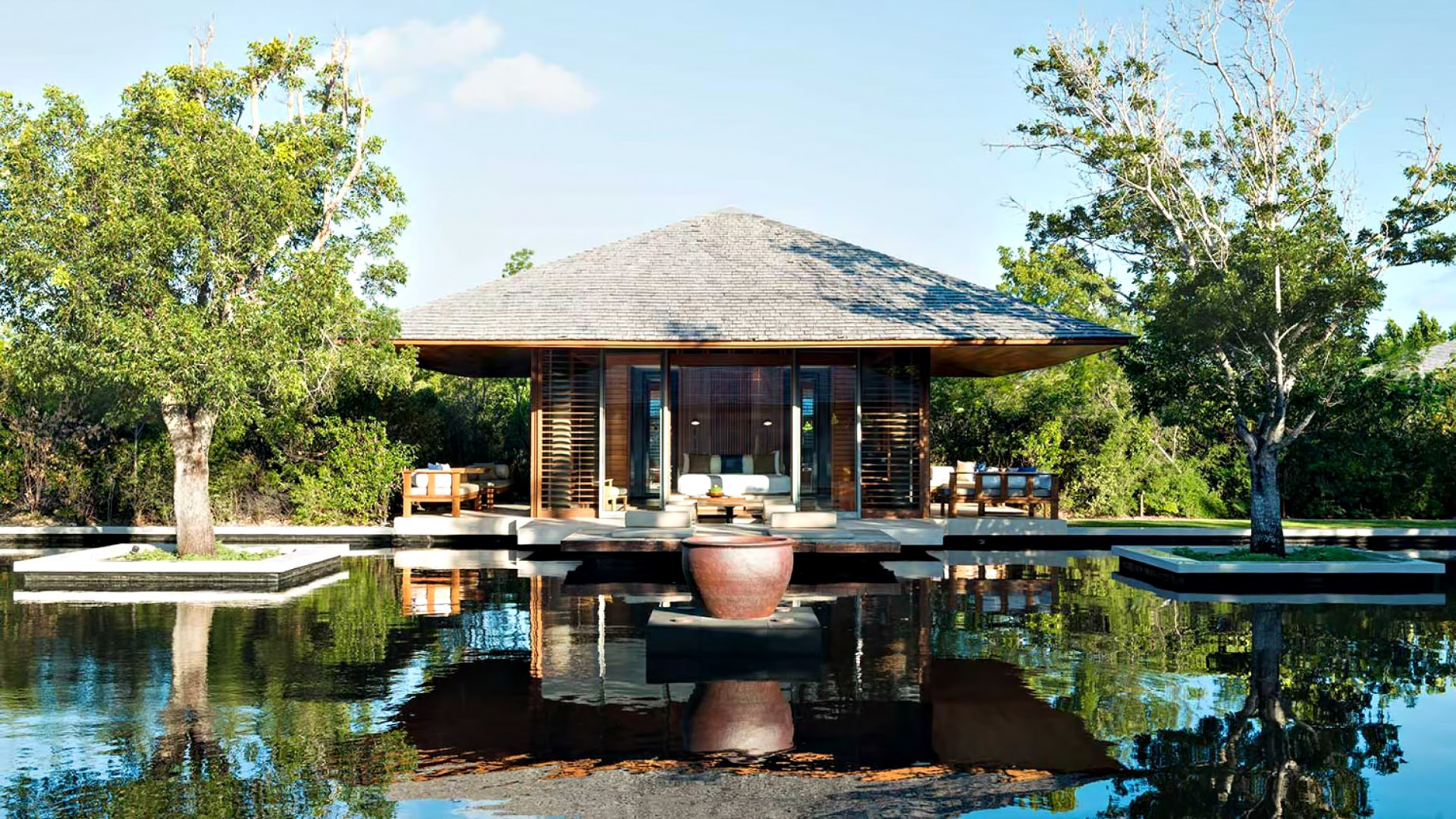Amanyara Resort - Providenciales, Turks and Caicos Islands - 3 Bedroom Tranquility Villa Exterior Bedroom View