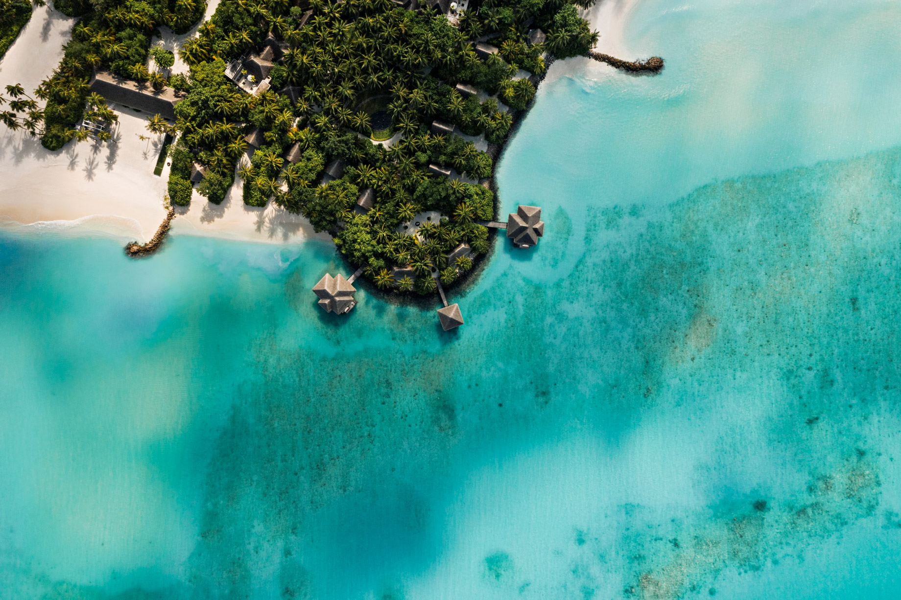 One&Only Reethi Rah Resort – North Male Atoll, Maldives – Spa Aerial