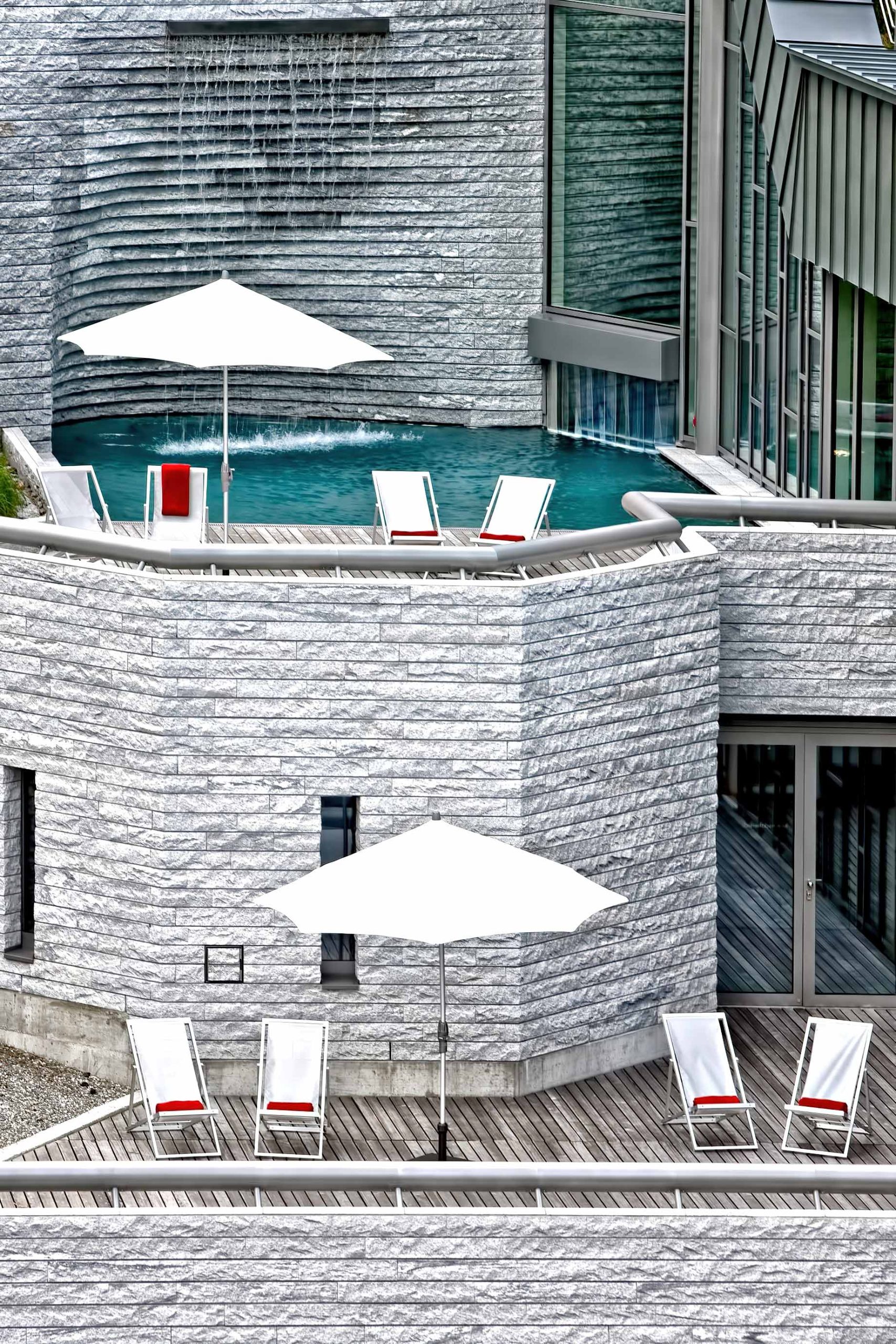 Tschuggen Grand Hotel – Arosa, Switzerland – Outdoor Pool Deck