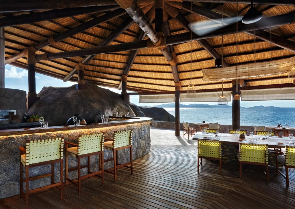 Six Senses Zil Pasyon Resort - Felicite Island, Seychelles - Oceanfront Restaurant