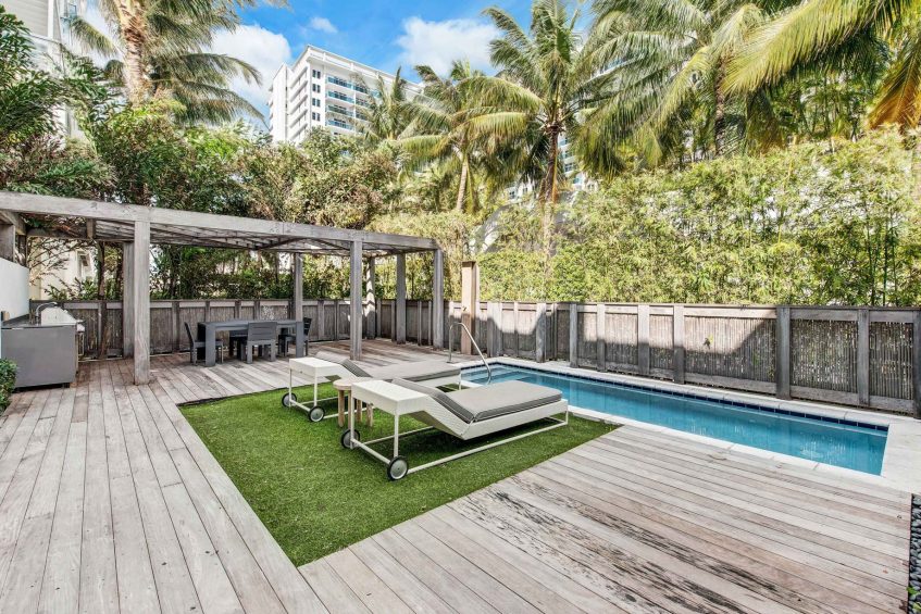 W South Beach Hotel - Miami Beach, FL, USA - Poolside Bungalow 2 Bedroom Suite Pool