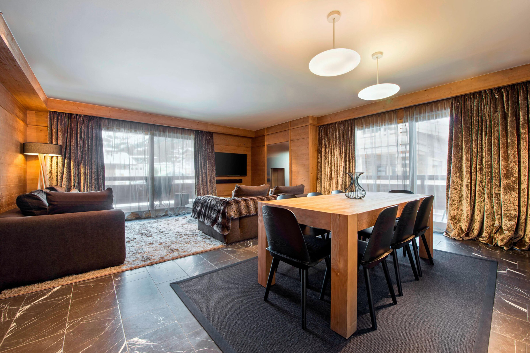 W Verbier Hotel – Verbier, Switzerland – Spectacular Residence Living Room