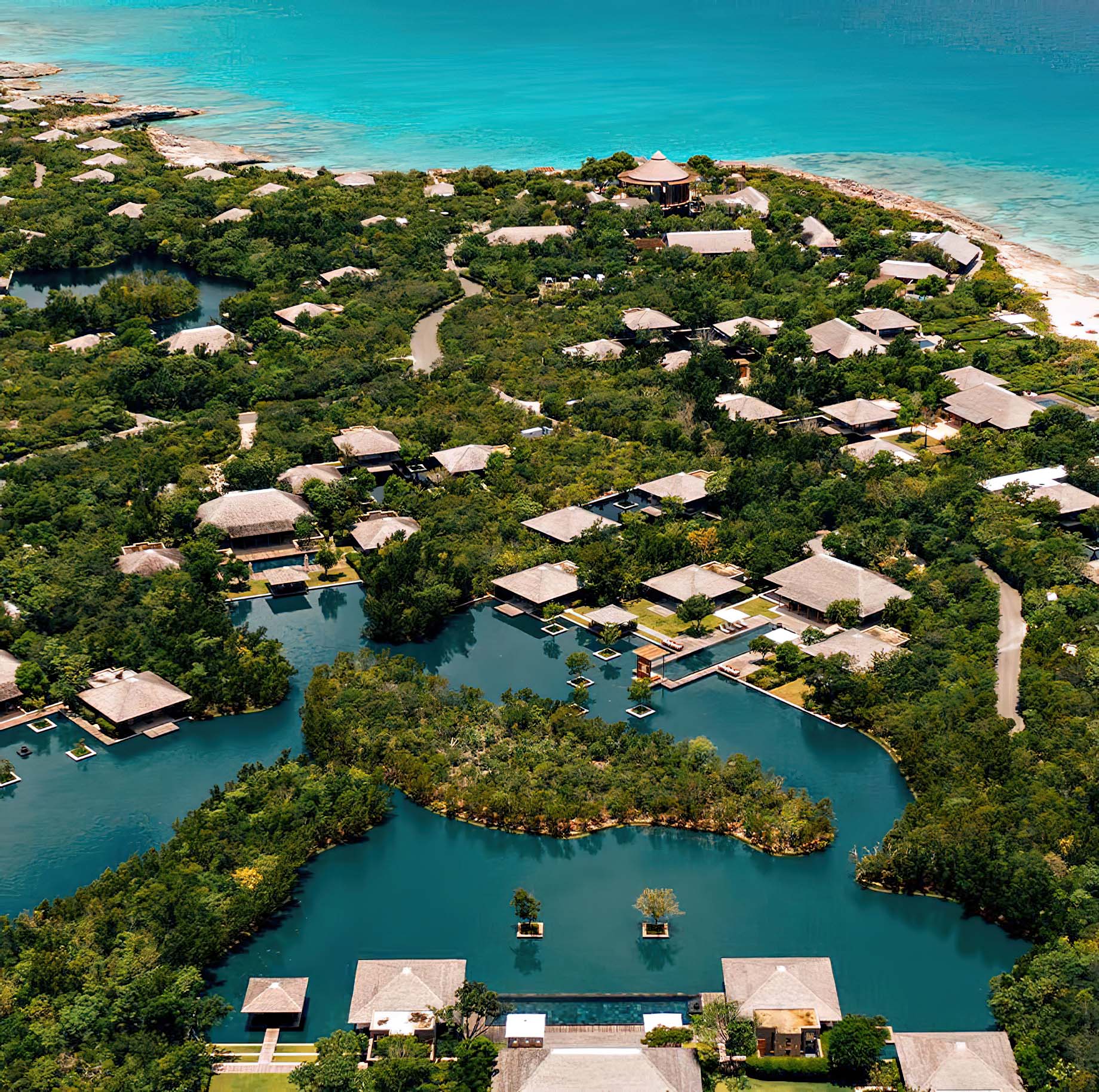 Amanyara Resort - Providenciales, Turks and Caicos Islands - Resort Aerial View