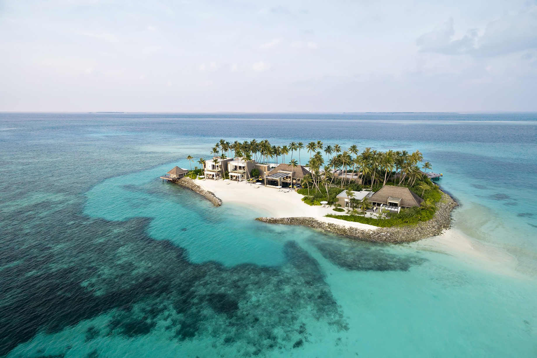 Cheval Blanc Randheli Resort – Noonu Atoll, Maldives – Private Island Aerial View