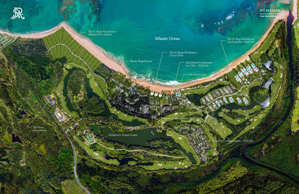 The St. Regis Bahia Beach Resort - Rio Grande, Puerto Rico - Resort Map