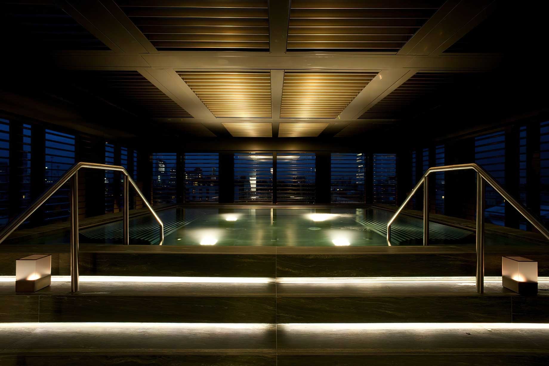 135 – Armani Hotel Milano – Milan, Italy – Armani SPA Relaxation Pool at Night