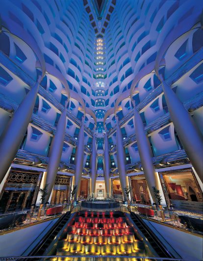 Burj Al Arab Jumeirah Hotel - Dubai, UAE - Atrium