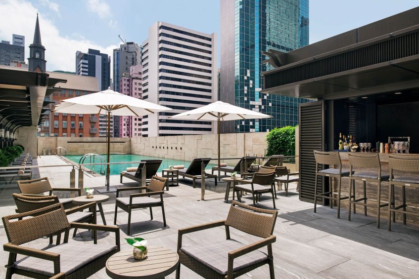 The St. Regis Hong Kong Hotel - Wan Chai, Hong Kong - The Verandah Pool & Bar Deck