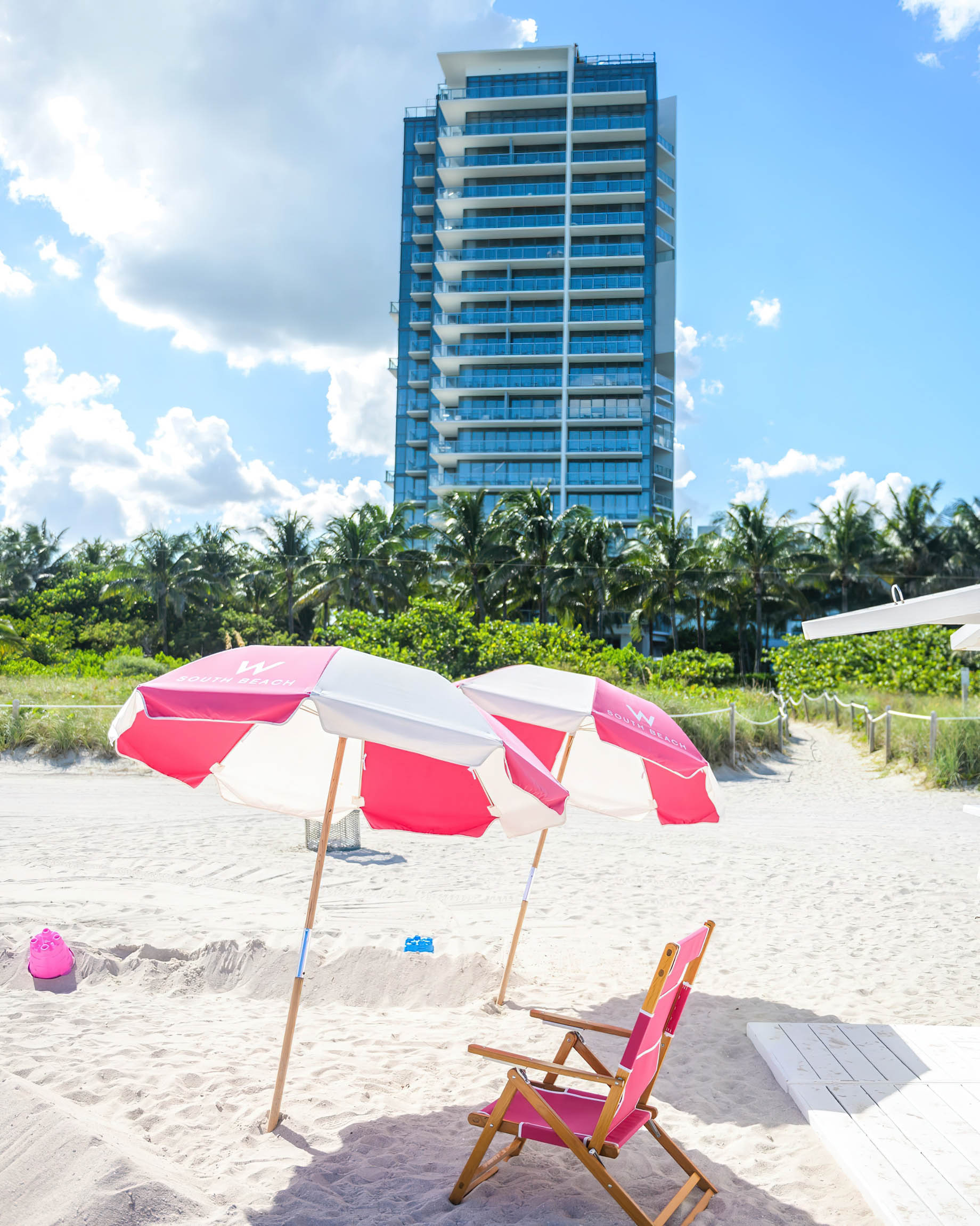 W South Beach Hotel – Miami Beach, FL, USA – SAND Beach Tower View