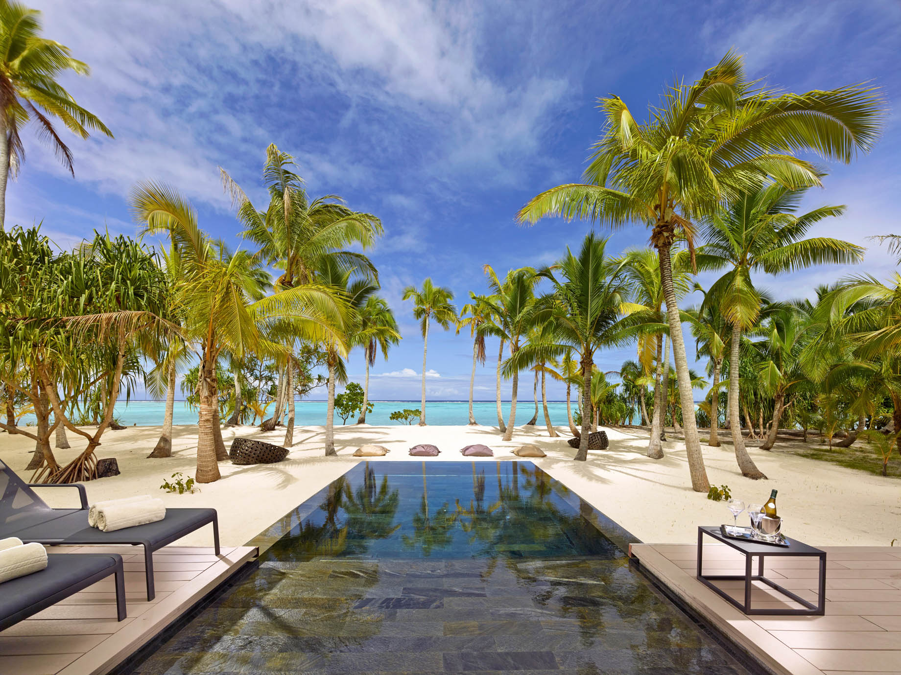 The Brando Resort – Tetiaroa Private Island, French Polynesia – 3 Bedroom Beachfront Villa Pool Ocean View