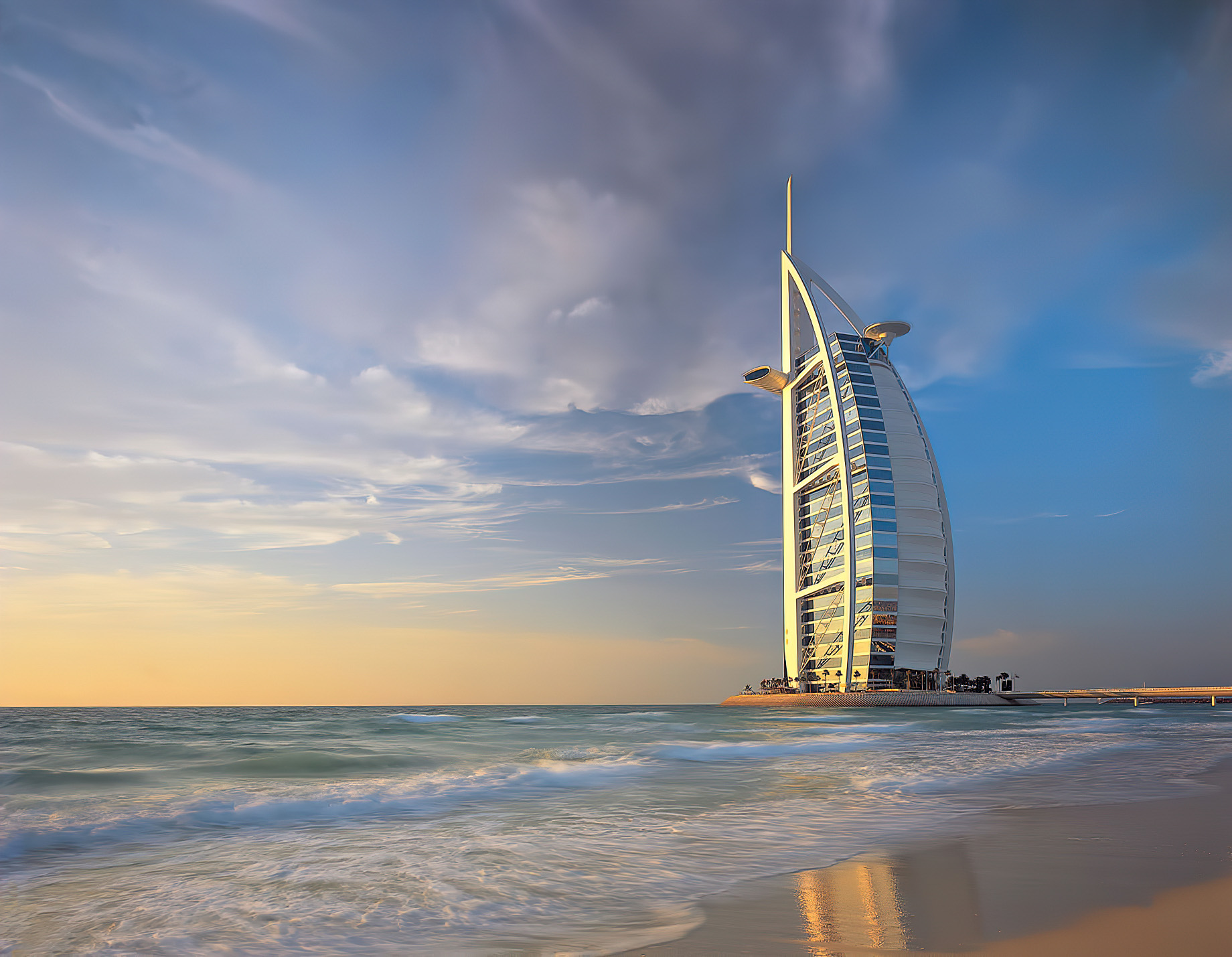 Burj Al Arab At Sunset Burj Al Arab At Sunset