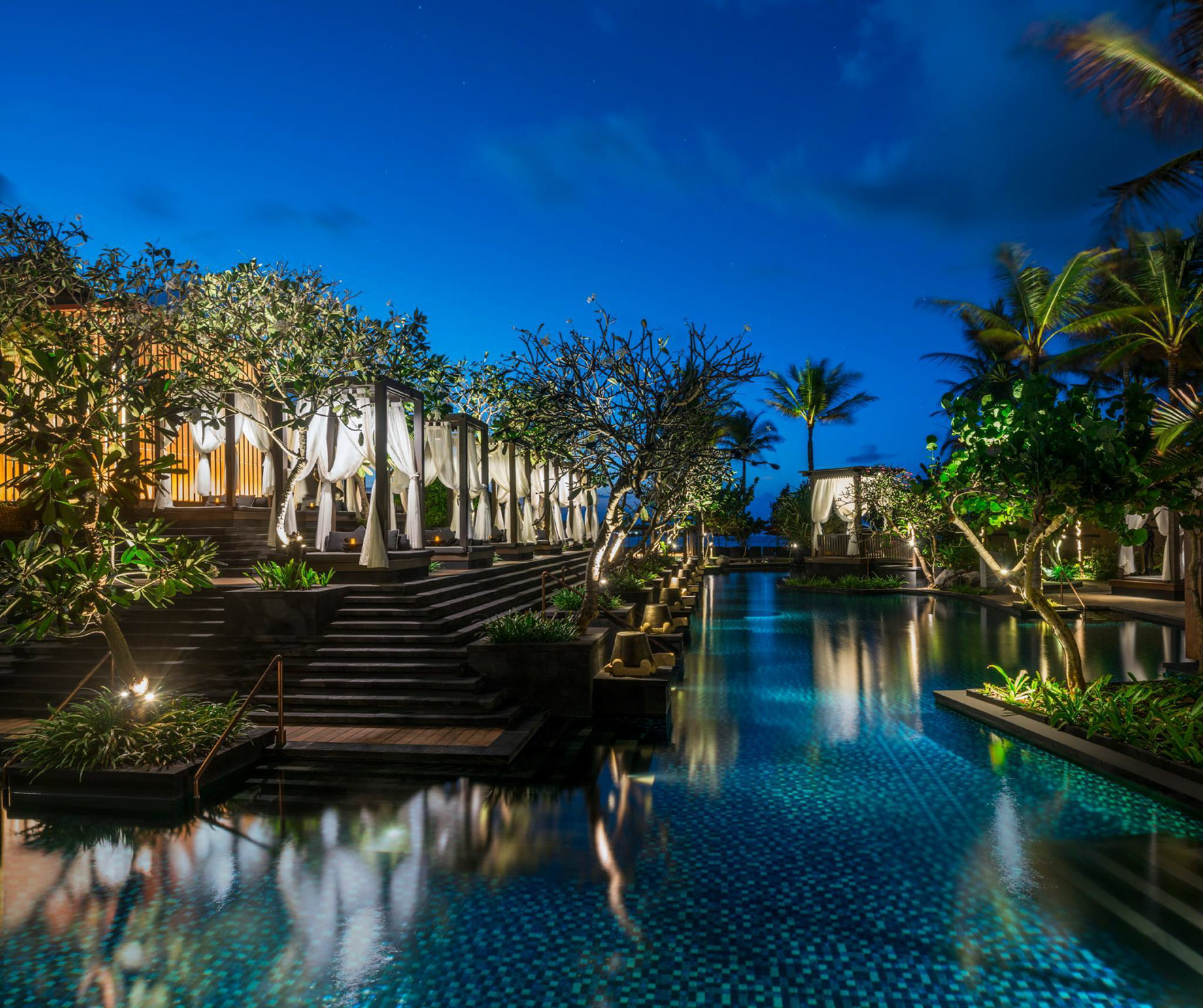 The St. Regis Bali Resort – Bali, Indonesia – Resort Night Pool View