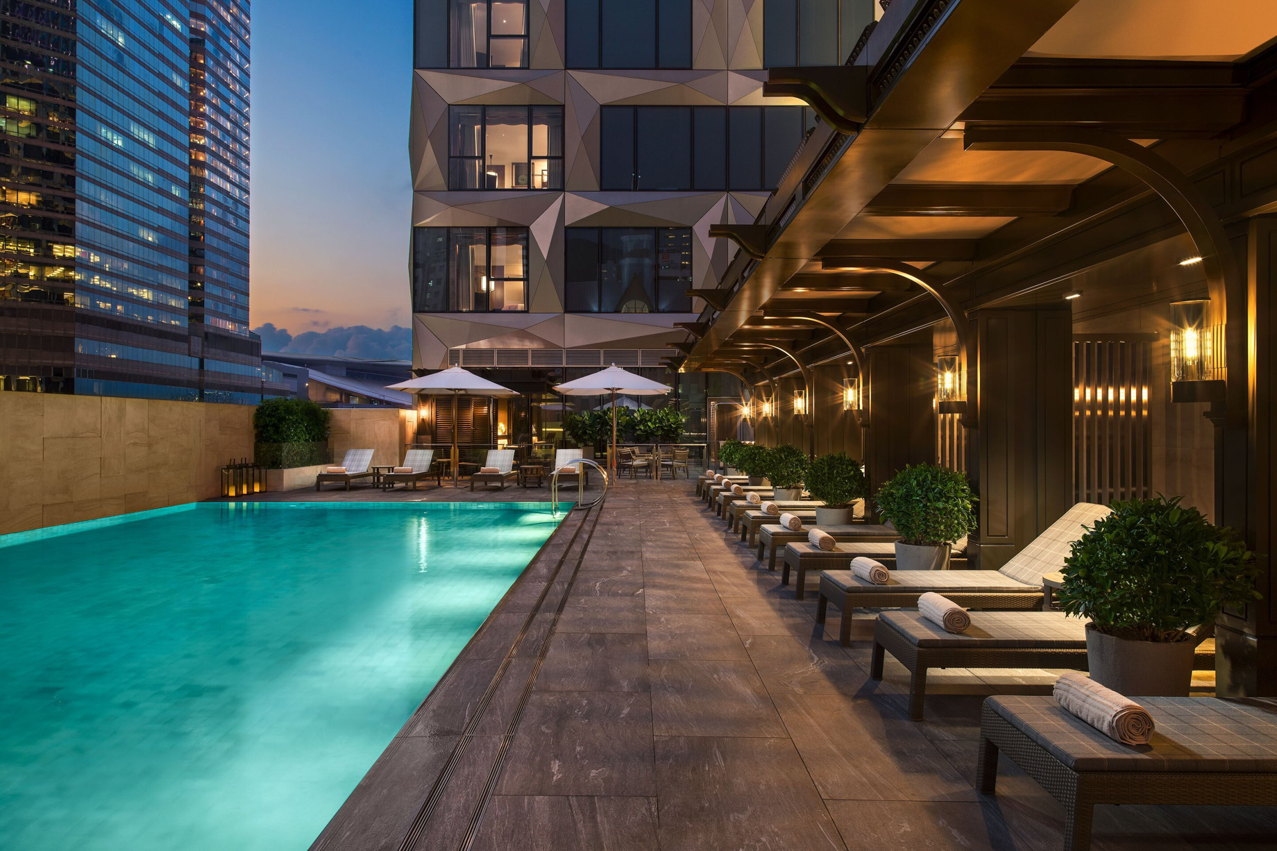 The St. Regis Hong Kong Hotel – Wan Chai, Hong Kong – The Verandah Pool & Bar