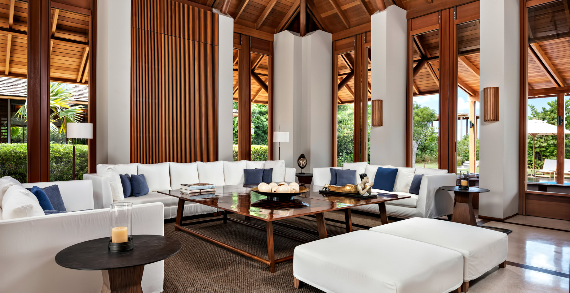 Amanyara Resort – Providenciales, Turks and Caicos Islands – Villa Living Room