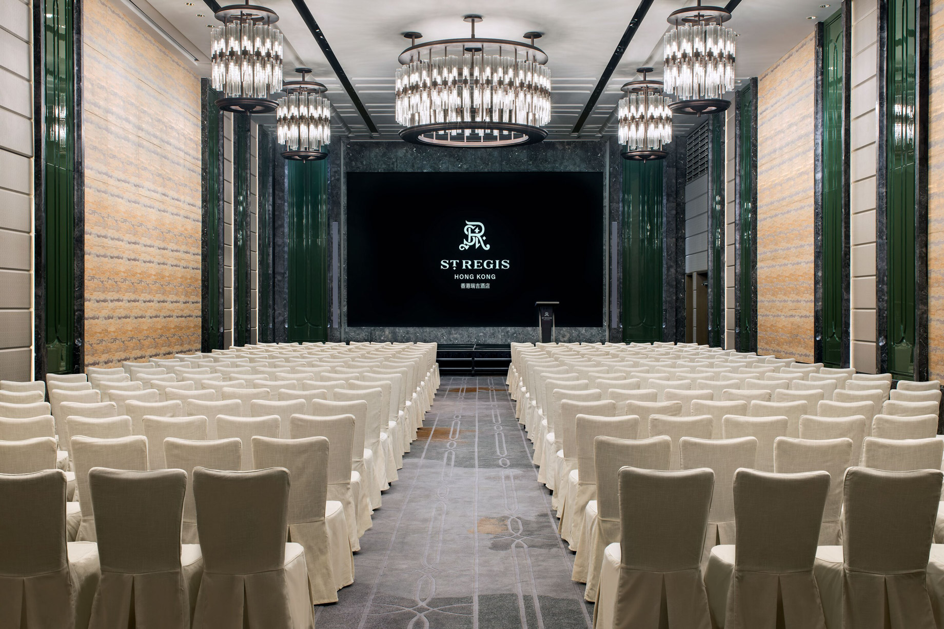 The St. Regis Hong Kong Hotel – Wan Chai, Hong Kong – Astor Ballroom Classroom Setup