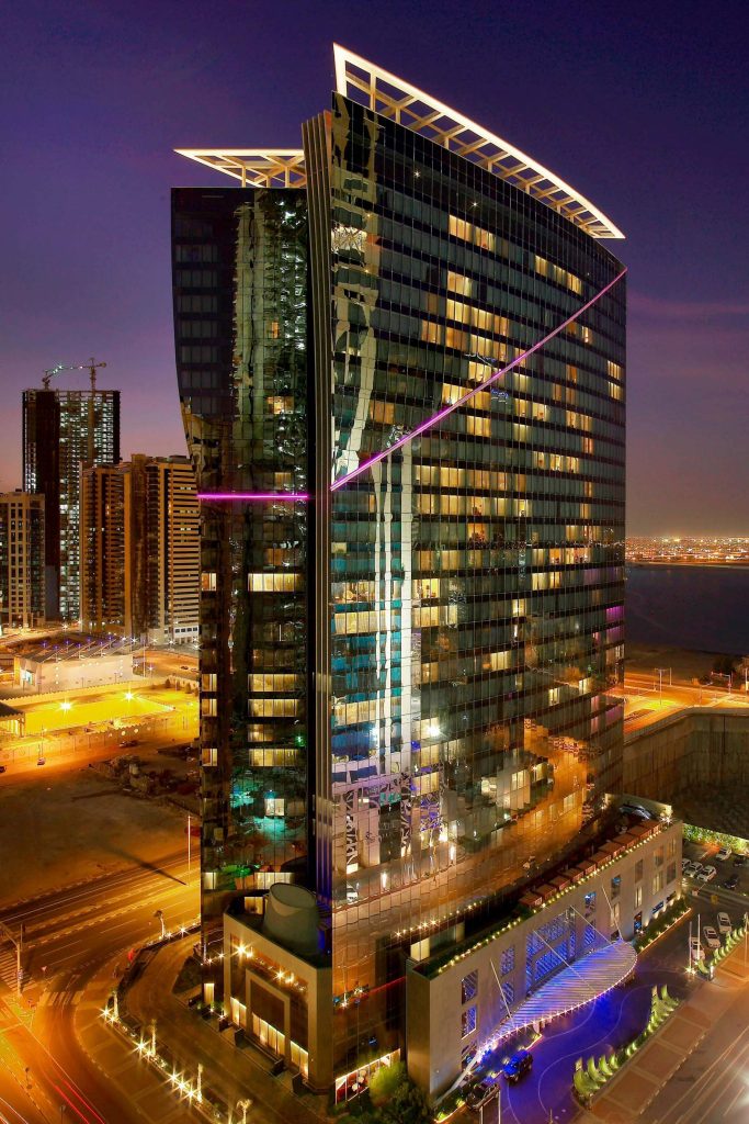 W Doha Hotel - Doha, Qatar - Hotel Exterior Night