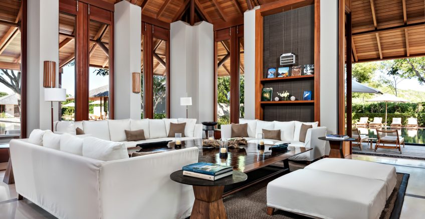 Amanyara Resort - Providenciales, Turks and Caicos Islands - Villa Living Room