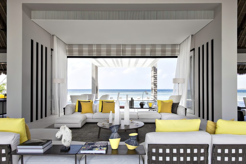 Cheval Blanc Randheli Resort - Noonu Atoll, Maldives - Exclusive Private Island Villa Living Room Ocean View