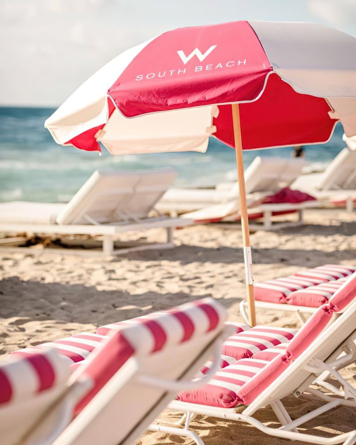 W South Beach Hotel - Miami Beach, FL, USA - W South Beach Umbrellas