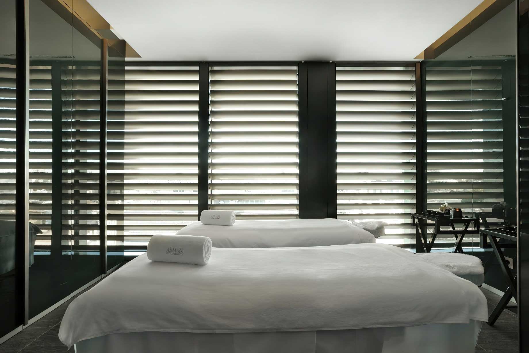 141 – Armani Hotel Milano – Milan, Italy – Armani SPA Treatment Tables